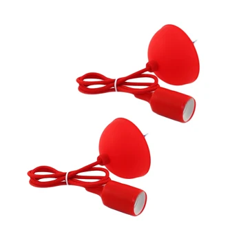 Pendant plastic lamp holder, colorful pendant lamp with adjustable cable 1 m for E27 cap red {PACK2}
Pendant plastic lamp holder, colorful pendant lamp with adjustable cable 1 m for E27 cap red {PACK2}