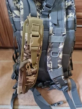 Mochila táctica con correa para el hombro, bolsa para artículos diversos, linterna de llave Molle, accesorios de caza y acampada al aire libre, paquete EDC, bolsa de herramientas