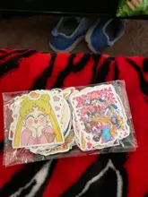 Pegatinas de Sailor Moon para chica, pegatinas de Anime, para equipaje, guitarra, monopatín, resistentes al agua, geniales, DIY, pegatinas de grafiti, juguete clásico, regalo, 10/30/50/100 Uds.