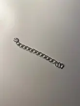 50 unids/lote 50mm 70mm 5x4mm collar Cadena de extensión pulsera a granel extensor de cola de cadenas extendidas para DIY joyería hacer hallazgos