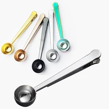 Multifunction Coffee Tea Measuring Spoon Scoop with Clip Kitchen Supply Powder Coffee Tools Measuring Tools Good Sealing
Multifunction Coffee Tea Measuring Spoon Scoop with Clip Kitchen Supply Powder Coffee Tools Measuring Tools Good Sealing