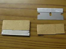 Rasqueta con mango de plástico para maquinilla de afeitar, escurridor con cuchillas de plástico/Metal para quitar pegamento UV, limpiador de pegatinas de pantalla táctil para teléfono móvil