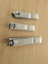 Cortauñas de acero inoxidable, cortador, cuchilla recortadora, herramientas de manicura pedicura, profesional, dedos del pie, Juego de 2 cortadoras estilo