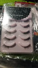 100% hecho a mano transparente tallos maquillaje pestañas 5 pares de la mitad de las pestañas falsas entrelazado Natural desordenado suave y gruesa pestañas falsas