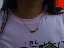 DOTIFI-collar de acero inoxidable para mujer, colgante de corazón de amor, joyería de compromiso, Color dorado y plateado