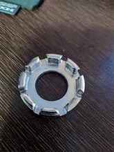 Llave de pezón para radios de bicicleta, llave de llanta de rueda de radio de 8 vías, herramienta de reparación de acero inoxidable, accesorio para bicicleta, 1 Uds.