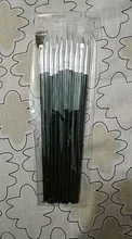 Juego de pinceles acrílicos para decoración de uñas, Set profesional de pinceles para manicura, 10 Uds.
