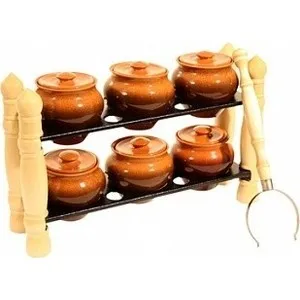 A set of ceramic pots vyatskaya ceramics (NBR вк-3т)
A set of ceramic pots vyatskaya ceramics (NBR вк-3т)