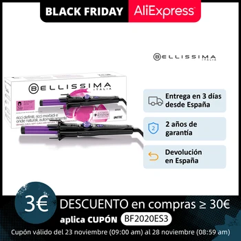 Bellissima Ricci & Curl BHS3 automatic curler 100 curls and perfect waves with one Click
Bellissima Ricci & Curl BHS3 automatic curler 100 curls and perfect waves with one Click