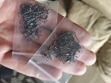 JACKFISH-conector de pesca de acero inoxidable, 50 Uds. Giratorio con bonitos emerillones de pesca, aparejos de pesca de carpa