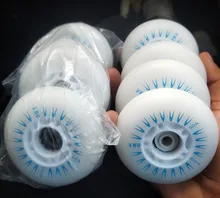 Ruedas de patinaje en línea, iluminación LED 90A, 80 76 72 68, envío directo, 4 Uds.