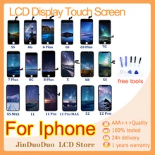 Incecll LCD Pour iPhone 6G 6S 6P 7G 7PLUS 6S PLUS LCD 8G 8P X LCD XR XS MAX Écran LCD 11 PRO Affichage MAX 12 Pro Numériseur Tactile=