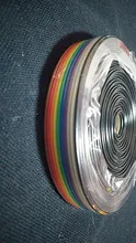 Cable-Wire Ribbon-Cable Rainbow-Ribbon Flat-Color 28AWG 10WAY 10P 5meters/Lot