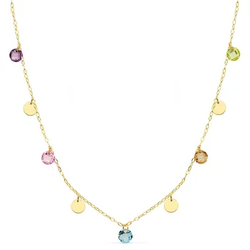 Choker 18k gold 40cm. Badges smooth 5mm. Stones colors 5mm. Woman
Choker 18k gold 40cm. Badges smooth 5mm. Stones colors 5mm. Woman