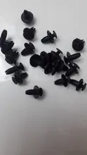 10/20/50pcs 6mm Auto Bumper Fastener Clip Hole Rivet Retainer Push Engine Cover Car Door