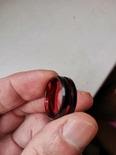 FDLK-anillos de boda clásicos de 3 estilos para hombre, anillo de acero inoxidable, negro, acero con rojo, azul, de aluminio, de compromiso