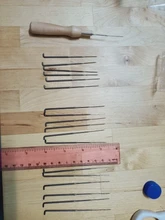 20 unids/set agujas de coser 3 tamaños agujas de fieltrar Artesanato de Pocked agujas conjunto de bricolaje herramientas con mango de madera