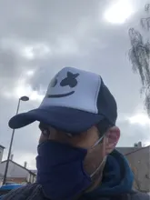 Hip-Hop Hat Visor Baseball-Hat Mesh Marshmallow Breathable Fashion Women Summer TG0202