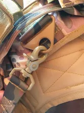 Chaleco táctico para perro, ropa de perro militar transpirable, arnés K9, tamaño ajustable, entrenamiento, caza, Molle, arnés táctico para perro