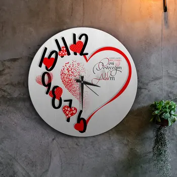 Personalized Heart Çarptığı Every Minute Design Wooden Wall Clock (Model A1)
Personalized Heart Çarptığı Every Minute Design Wooden Wall Clock (Model A1)