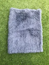 Alfombrilla de lana suave para Cama de Perro, cojín cálido para casa, cachorro, gato, manta para dormir para perros pequeños y grandes, caseta para gatos