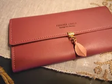 Cuero billeteras de Pu para Mujer, carteras largas, monedero, bolsillo para teléfono de hoja, tarjetero, bolso de mano, 2021