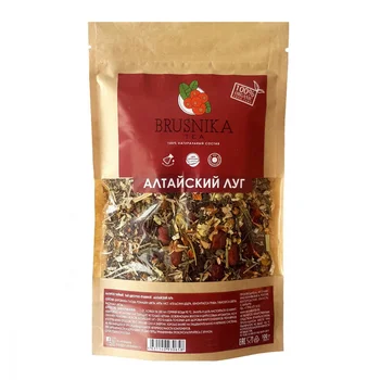 Tea Flower-herbal brusnika tea "Altai Meadow", 100 gr
Tea Flower-herbal brusnika tea "Altai Meadow", 100 gr