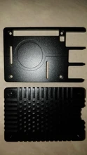 Enclosure-Box Case Raspberry Pi CNC Cooling Shell Black 4 Metal for 4-Model/b Passive