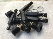 Enchufes macho de plástico de 12V y 3A + enchufe de montaje de Panel hembra, conector de alimentación DC, suministros eléctricos, 10 Uds.