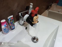 Disney Mickey Minnie extensor de dibujos animados de los niños de niño manija del fregadero bebé grifo del baño de los niños lavarse las manos de la herramienta