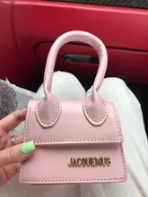 Jacquemus-Bolso De hombro cruzado De piel para mujer, bandolera De diseñador De lujo