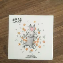 Mohamm mes liebre lindo hojas para diario Mini pequeña bala decoración Kawaii pegatinas Scrapbooking agenda de papelería