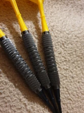 Cyelife-Juego de dardos de punta suave profesional, 14g, con colas unidos, para diana electrónica