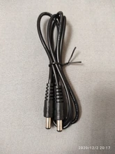 Enchufe de corriente continua de 5,5x2,1mm, macho a macho de 5,5x2,1mm, Cable adaptador CCTV