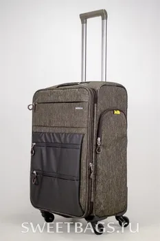 Suitcase textile medium Impreza gray removable wheels waterproof
Suitcase textile medium Impreza gray removable wheels waterproof