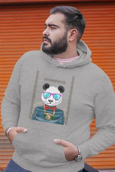 Angemiel Wear Glasses Photo Machine Holidaymaker Panda Gray Men 'S Hooded Sweatshirt
Angemiel Wear Glasses Photo Machine Holidaymaker Panda Gray Men 'S Hooded Sweatshirt