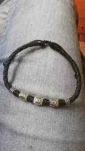 Tobilleras con hojas tejidas y ajustables para hombre y mujer, pulsera Simple hecha a mano, cuerda ajustable, amuleto de la suerte, joyería