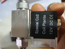 Válvula solenoide para acuario, regulador de sistema de CO2 de 12V de CC, accesorios eléctricos de baja temperatura, válvula magnética para pecera