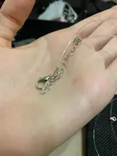 Collar de hilo de pescar transparente para mujer, gargantilla de diamantes de imitación, colgante de cadena Invisible, joyería femenina