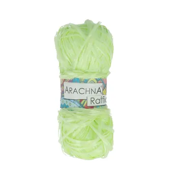 Yarn "arachna" "raffia" 100% polypropylene 50g 200 m ± 12 m No. 19 St. Green one
Yarn "arachna" "raffia" 100% polypropylene 50g 200 m ± 12 m No. 19 St. Green one