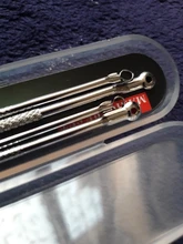 Agujas para quitar espinillas, Juego de Extractor de acné, cuchara de Metal, manchas negras, poros, cuidado Facial, 3/4/9 Uds.