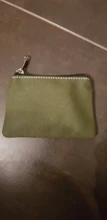 DIY simple de lona de algodón puro cremallera moneda bolsa dinero de bolsillo los hombres de las mujeres mano moneda monedero pequeño, cartera chico