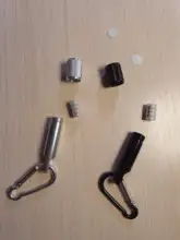 Mini lámpara LED portátil superbrillante para acampar, llavero de aluminio, luz LED, linterna de defensa personal para exteriores