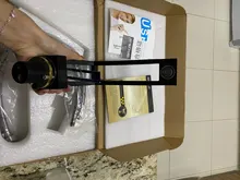 Black Tap Faucet Sink-Tap Mixer Bathroom-Basin Hot-Water Hollow-Design Deck-Mounted Single-Handle