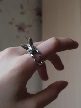 Ajustable QIAMNI Vintage Hippie Chic conejo hecho a mano conejo Animal nudillos anillos para las mujeres dije para chicas regalo de joyería de moda