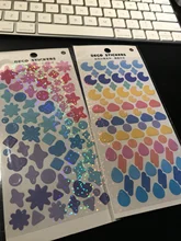 Pegatina de lazo Arco Iris Kawaii, pegatinas del alfabeto, etiqueta creativa de lentejuelas, foto de decoración álbum diario, papelería coreana Ins