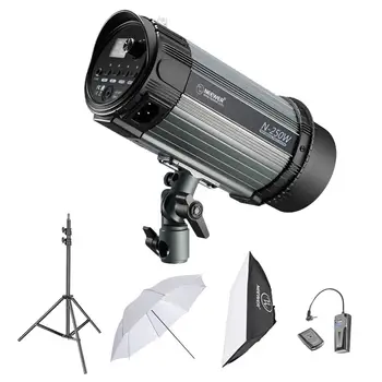 Neewer 250W Studio Strobe Flash Photography Lighting Kit:Monolight,Light Stand,Umbrella for Video Location and Portrait Shooting
Neewer 250W Studio Strobe Flash Photography Lighting Kit:Monolight,Light Stand,Umbrella for Video Location and Portrait Shooting