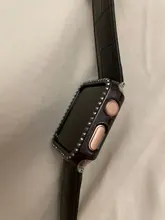 Funda protectora de diamante para Apple watch, carcasa de 44mm, 40mm, 42mm y 38mm para Apple watch band 5 4 3 2 1