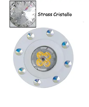 Recessed metal and white color rhinestone made whit swarovski crystal 
Recessed metal and white color rhinestone made whit swarovski crystal