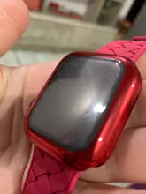 Correa de silicona para Apple watch 6, 44mm, 40mm, serie 5, 4, 3, 2 SE, accesorios, correa de Patrón de tejido, pulsera iWatch de 42mm y 38mm